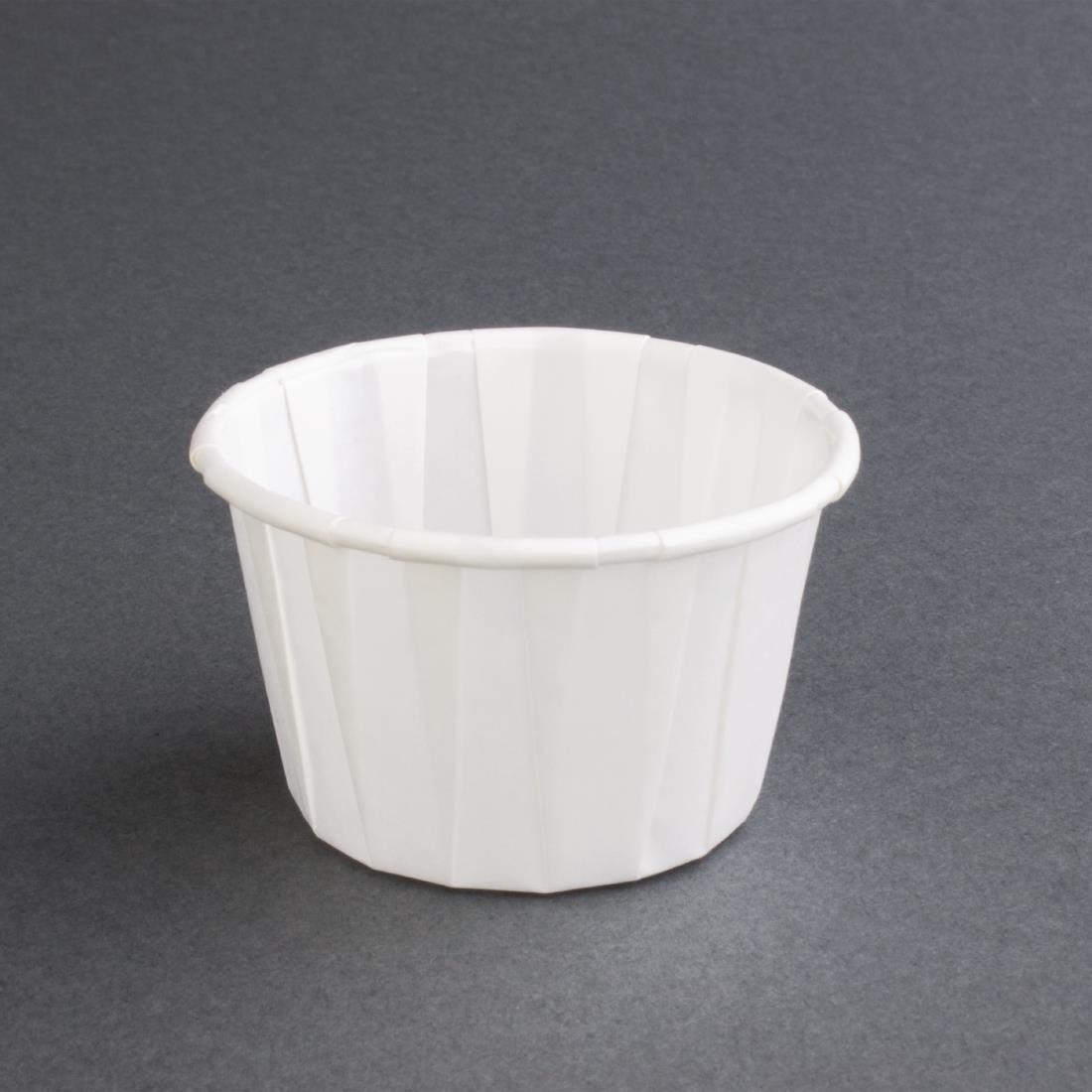 Fiesta Disposable Paper Sauce Pots Medium 59ml / 2oz (Pack of 250)
