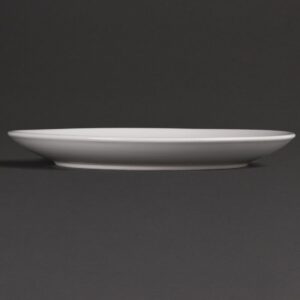 Olympia Whiteware Coupe Plates 250mm (Pack of 12)