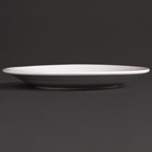 Olympia Linear Wide Rimmed Plates 150mm (Pack of 12)