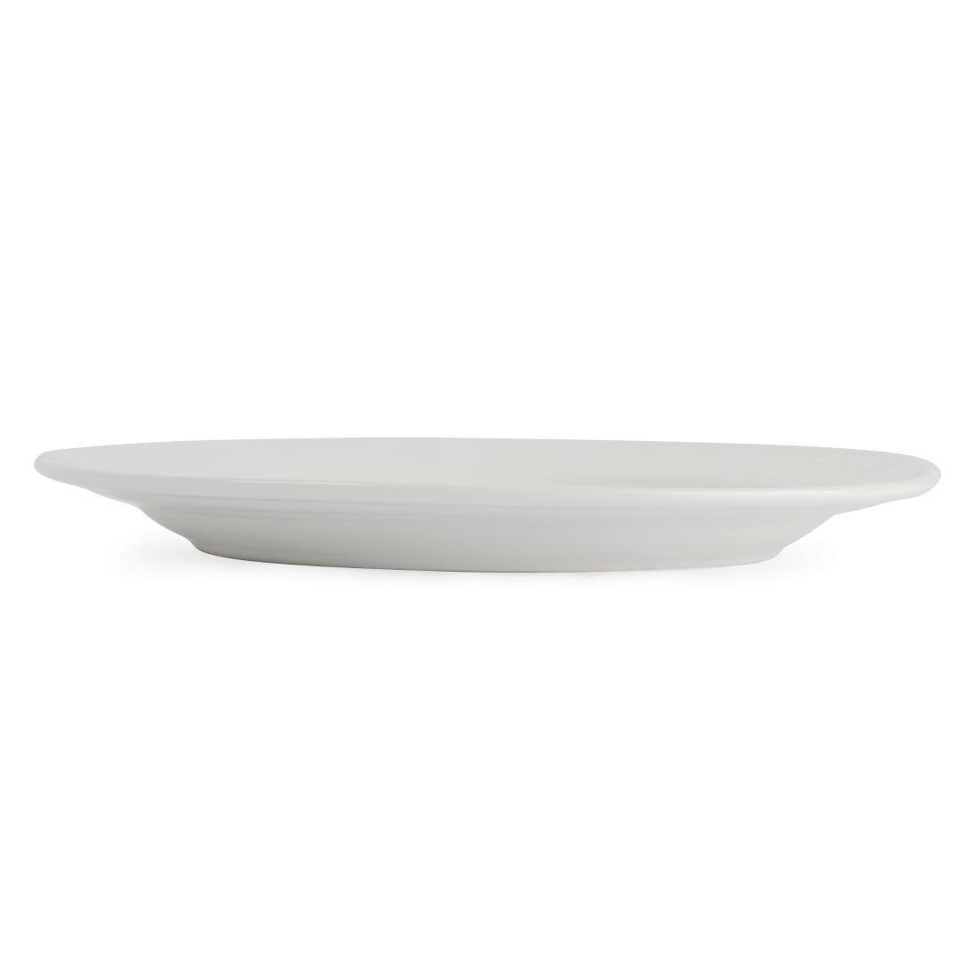 Olympia Linear Wide Rimmed Plates 250mm (Pack of 12) - Image 3