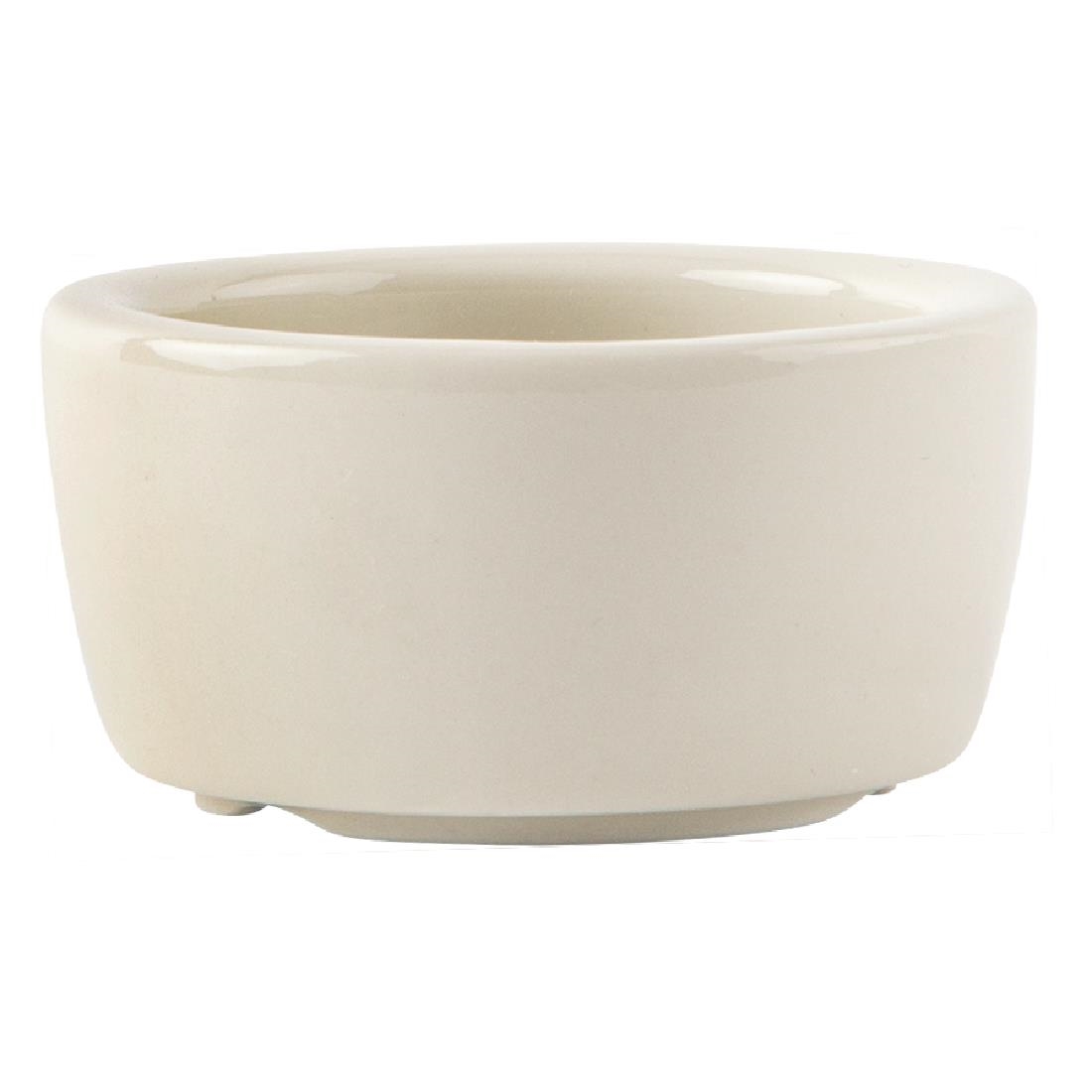 Olympia Ivory Butter Dish 56mm (Pack of 12) - Image 2
