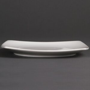 Olympia Whiteware Rounded Square Plates 185mm (Pack of 12)