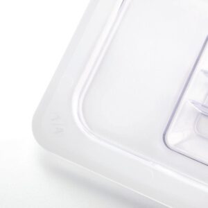 Vogue Polycarbonate 1/4 Gastronorm Lid Clear