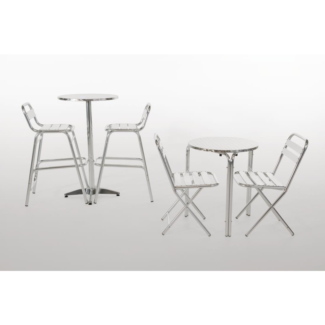 Bolero Round Stackable Bistro Table 600mm - Image 4