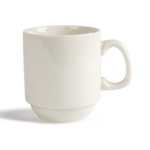 Olympia Ivory Stacking Mugs 285ml 10oz (Pack of 12)