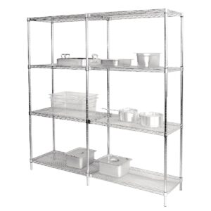 Vogue Chrome Wire Shelves 1525x457mm (Pack of 2)