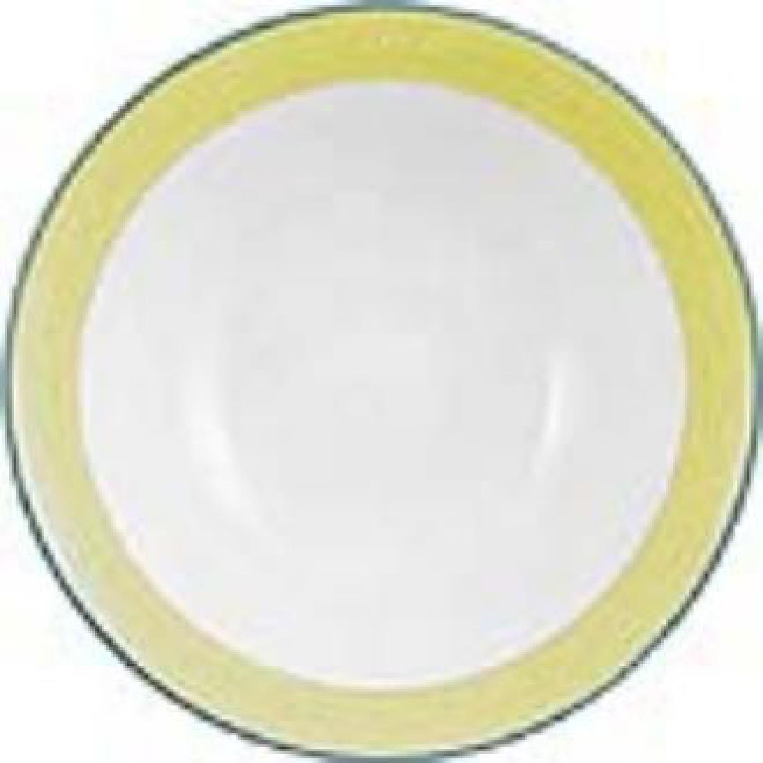 Steelite Rio Yellow Oatmeal Bowls 165mm (Pack of 36)