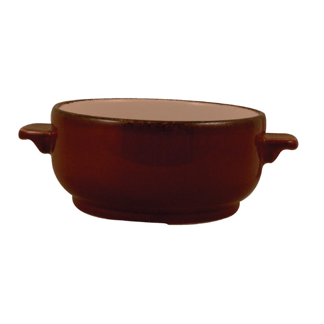 Steelite Terramesa Mocha Soup Bowl Bases 450mm (Pack of 6) - Image 2