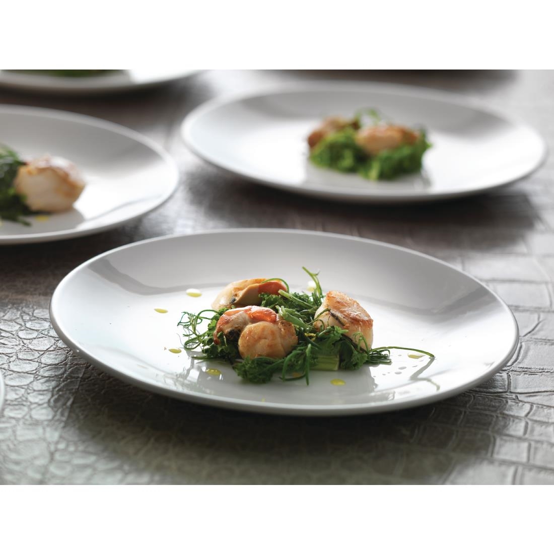 Steelite Contour White Plates 202mm (Pack of 24)