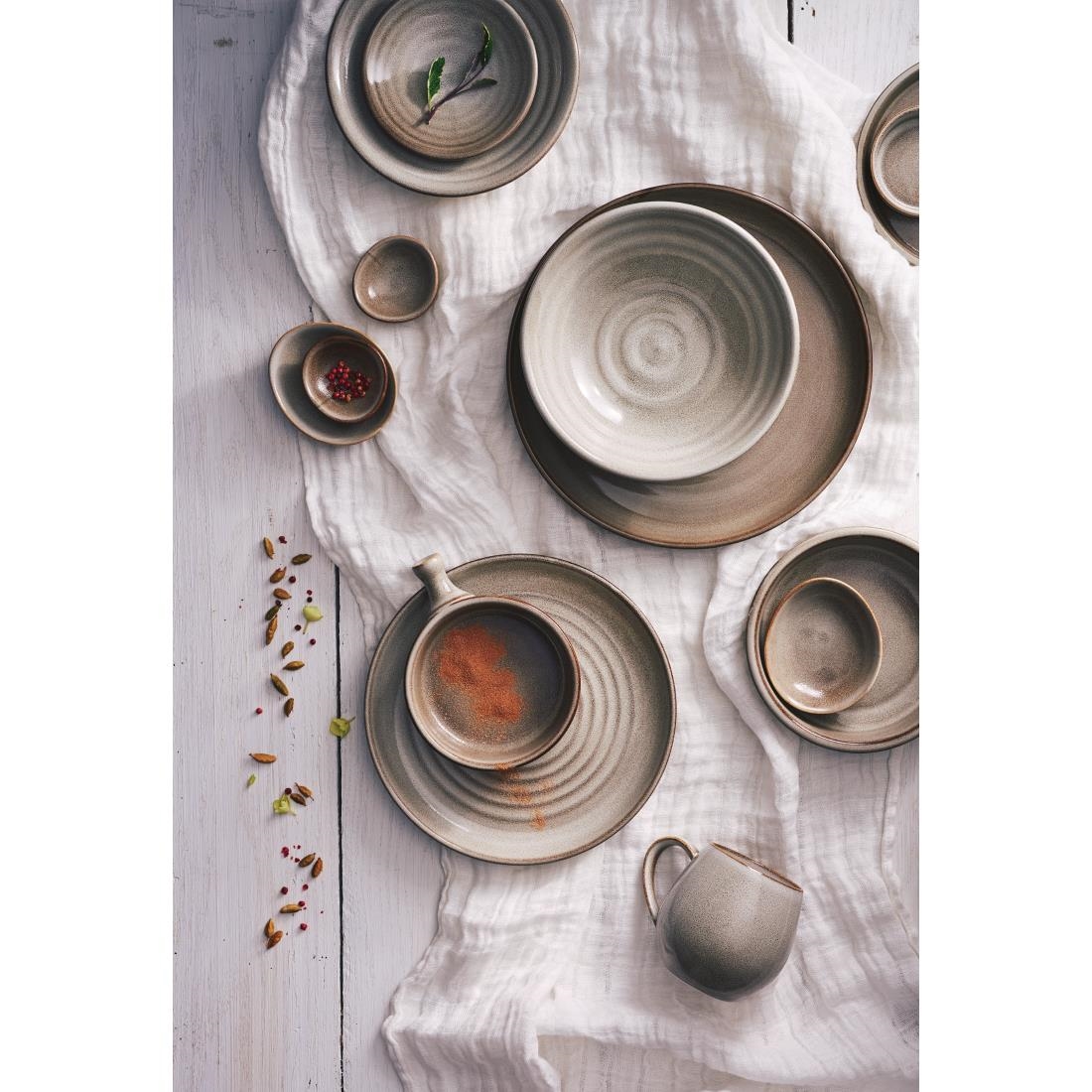 Steelite Portfolio Porcelain Robert Gordon Pier Handled Crocks 136mm (Pack of 24)