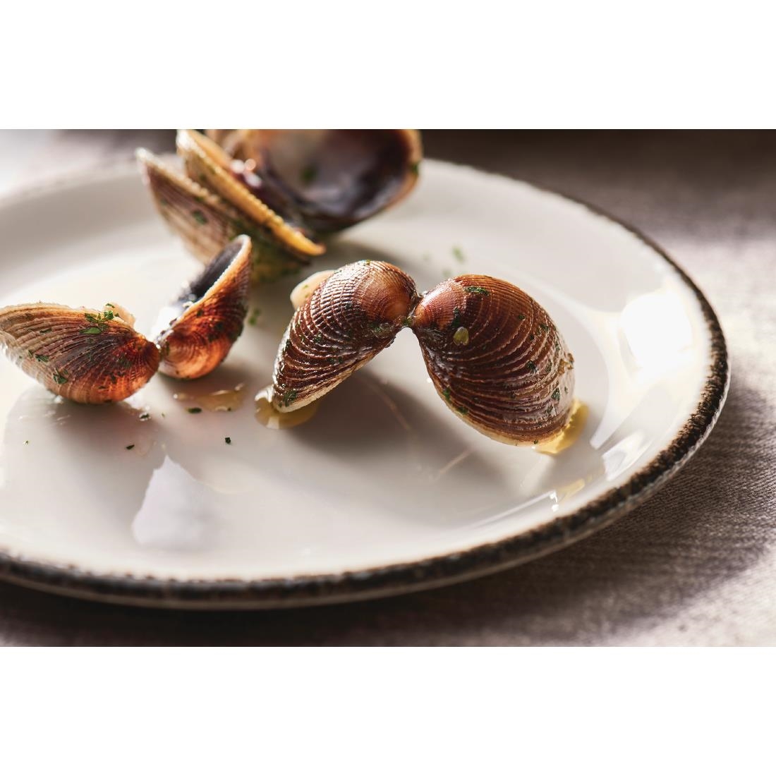 Steelite Charcoal Dapple Coupe Plates 152mm (Pack of 36) - Image 2