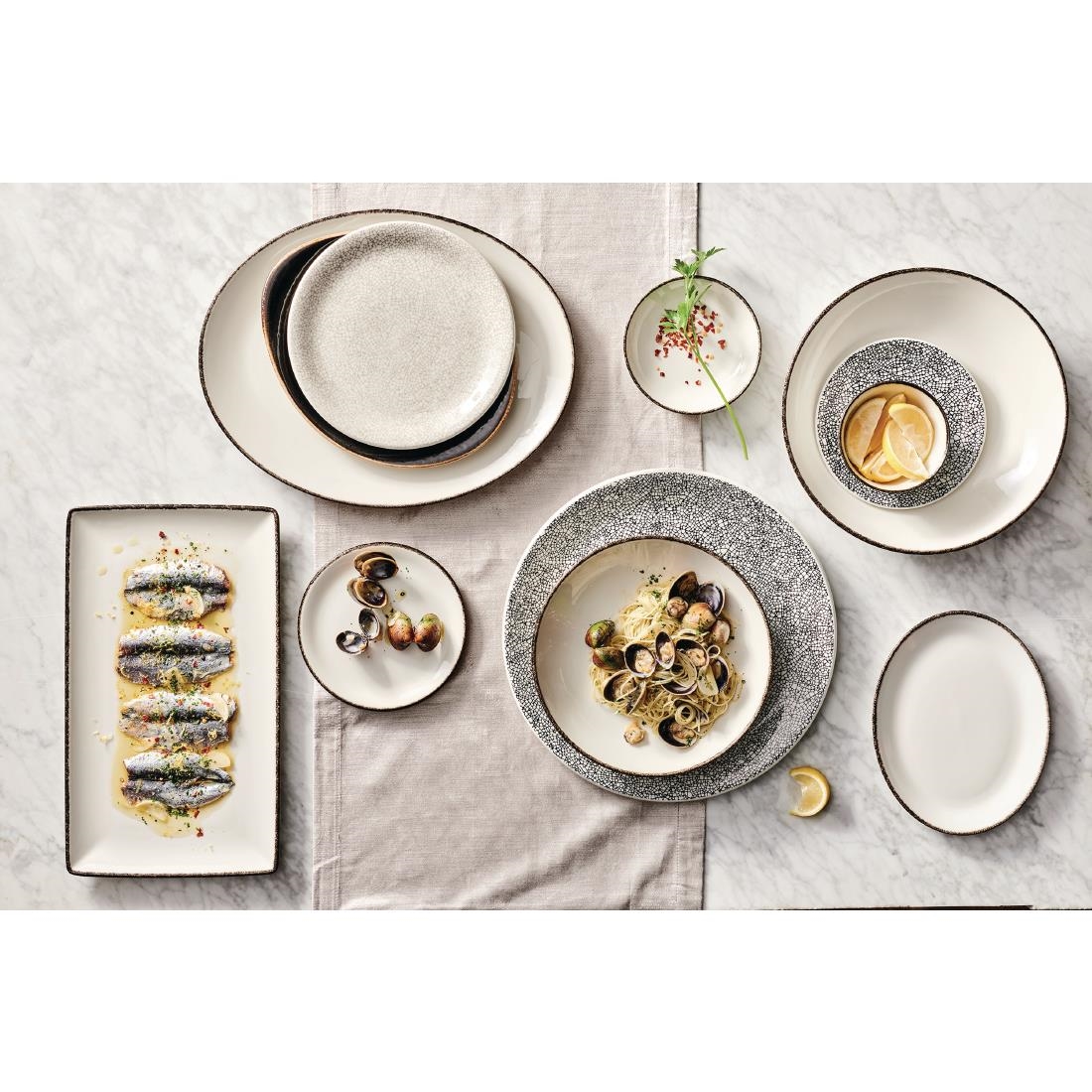 Steelite Charcoal Dapple Coupe Plates 152mm (Pack of 36) - Image 3