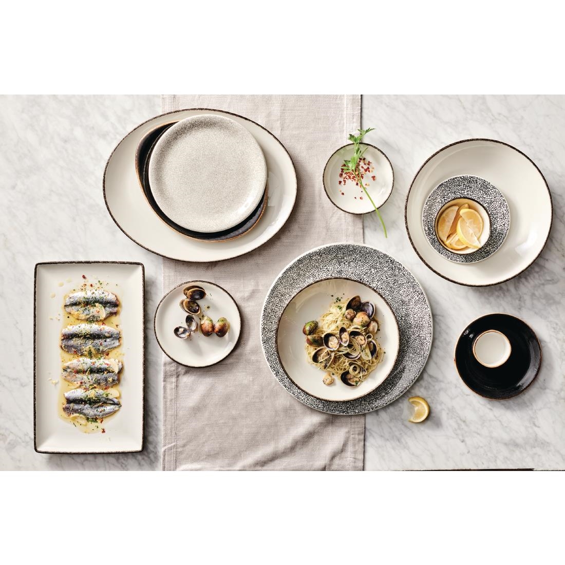 Steelite Charcoal Dapple Coupe Plates 152mm (Pack of 36) - Image 6