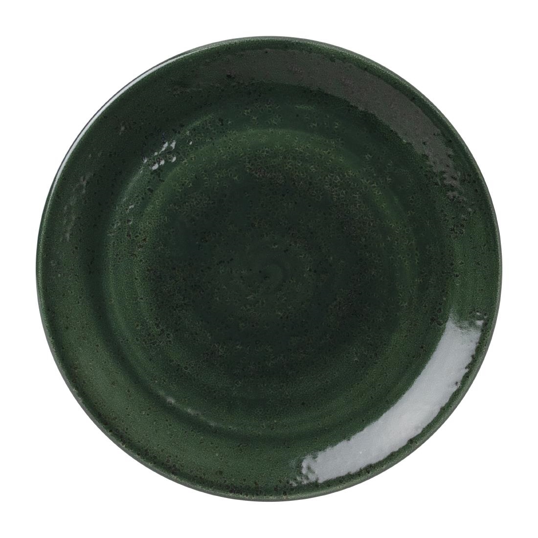 Steelite Vesuvius Coupe Plates Burnt Emerald 203mm (Pack of 12) - Image 3