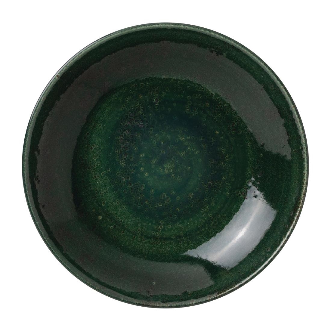 Steelite Vesuvius Coupe Bowls Burnt Emerald 215mm (Pack of 12) - Image 4