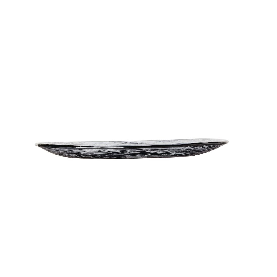 Steelite Scape Glass Platters 300mm Smoked (Pack of 6)