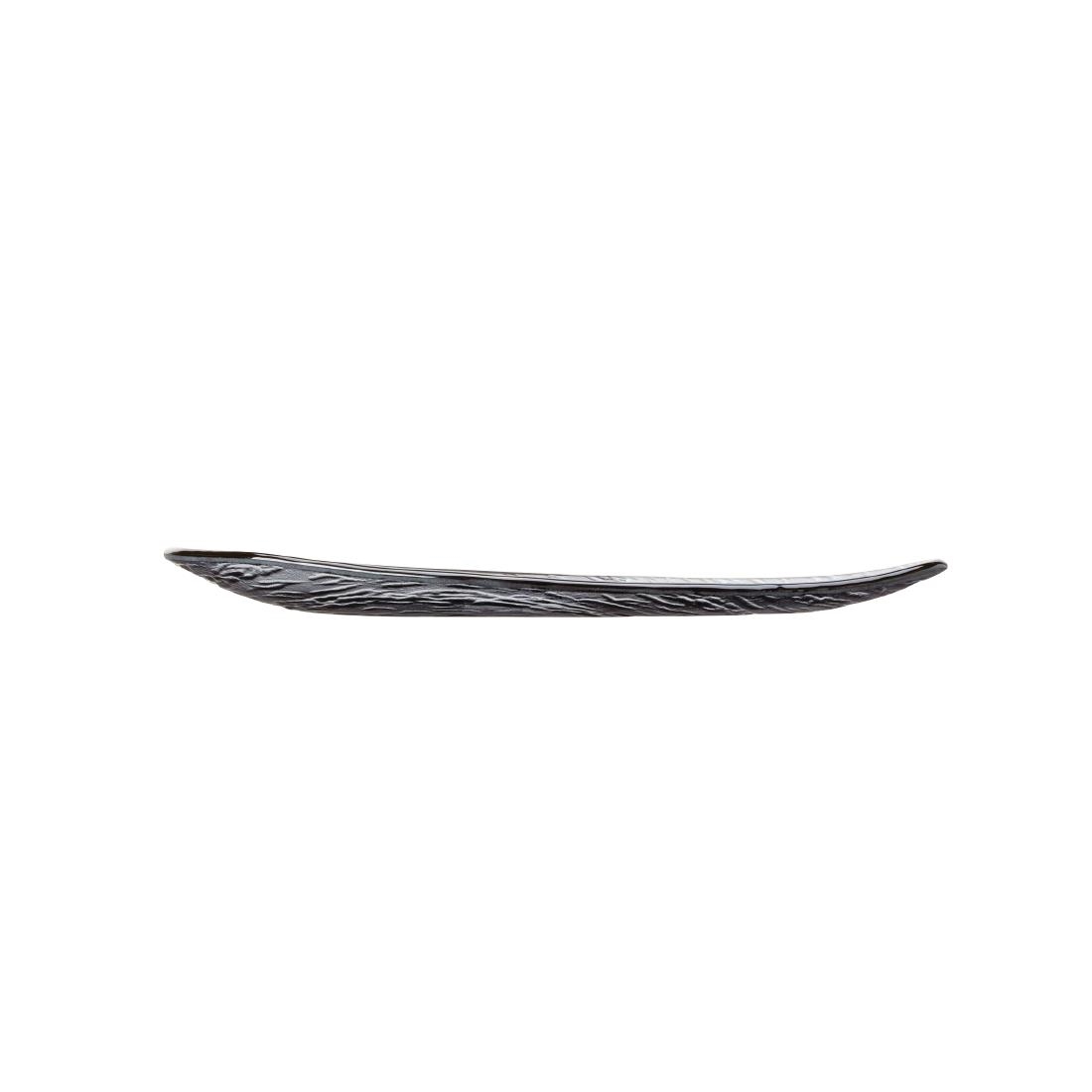 Steelite Scape Smoked Glass Oval Platters 300mm (Pack of 6)