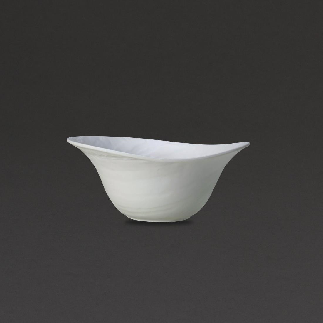 Steelite Scape White Melamine Deep Bowls 250mm (Pack of 6) - Image 2