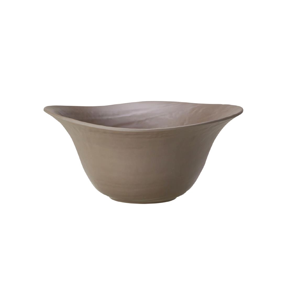 Steelite Scape Mushroom Melamine Salad Bowl 300mm - Image 2