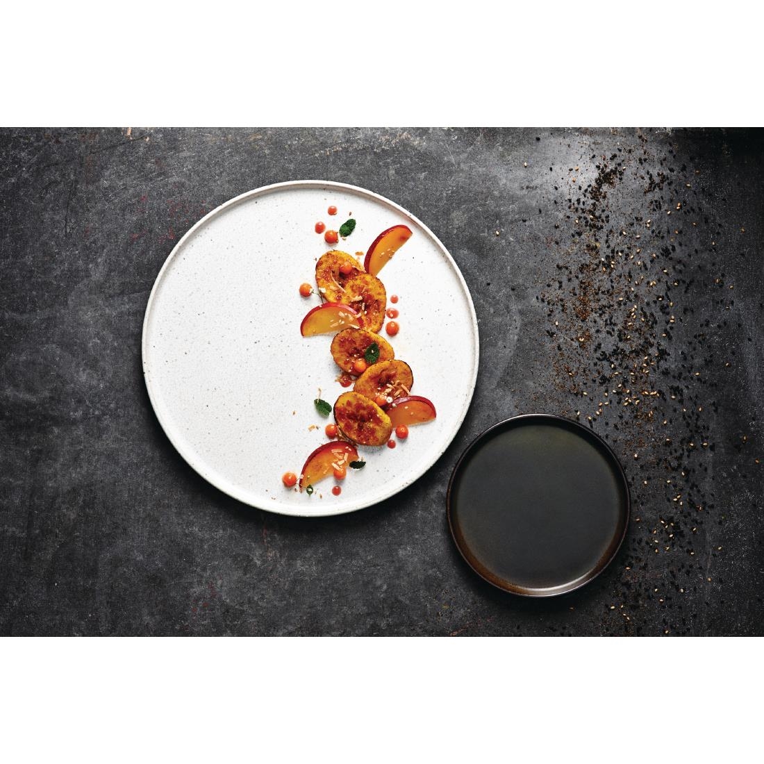 Rene Ozorio Wabi Sabi Round Trays Slate 152mm (Pack of 12) - Image 2