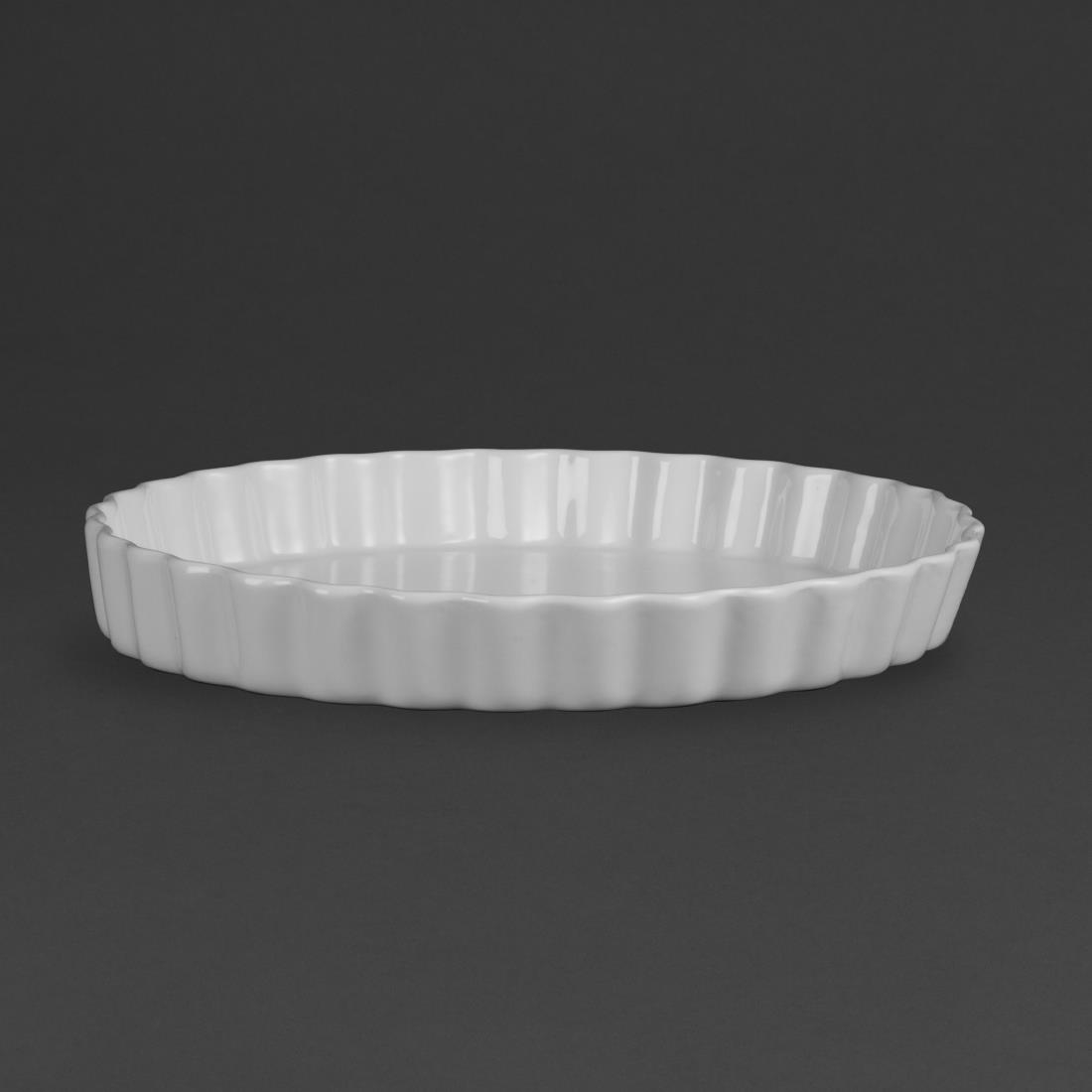Olympia Whiteware Flan Dishes 297mm (Pack of 6) - Image 3