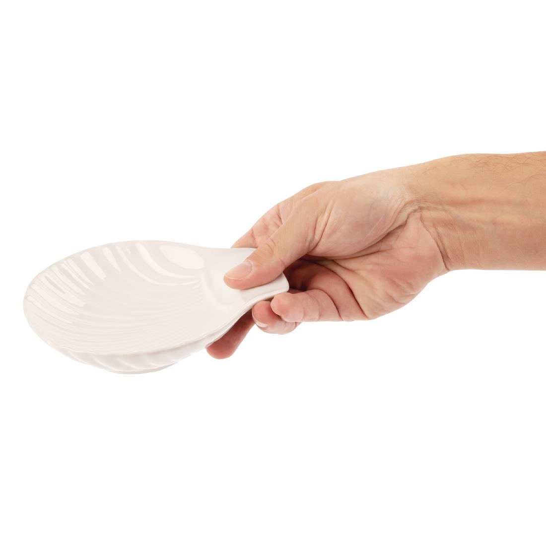 Olympia Scallop Shell Dishes 130mm (Pack of 6) - Image 4