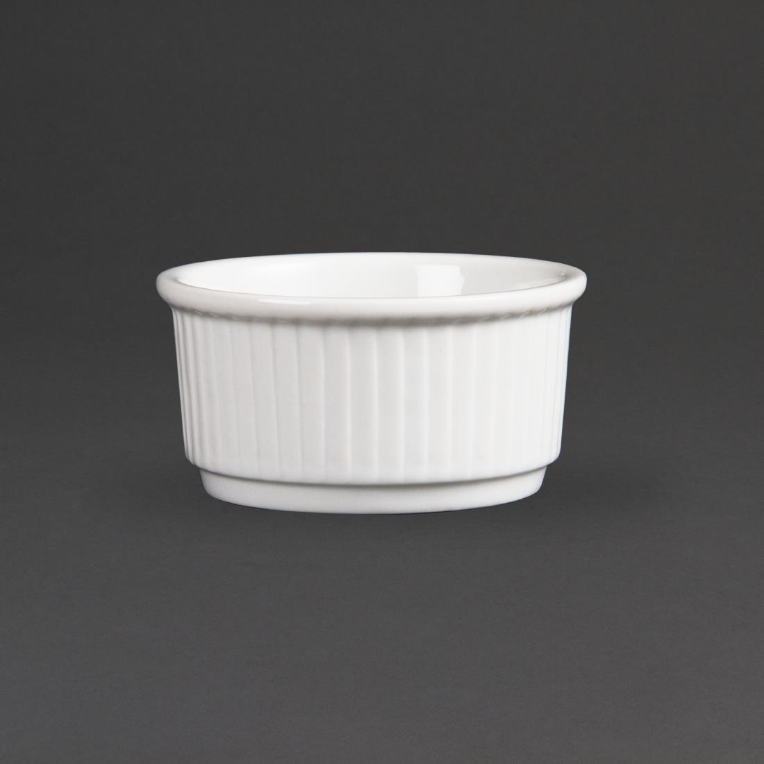 Olympia Whiteware Stacking Ramekins 85mm (Pack of 12) - Image 5