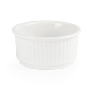 Olympia Whiteware Stacking Ramekins 85mm (Pack of 12)