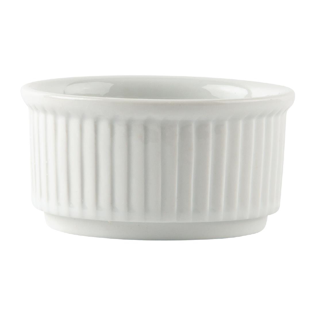 Olympia Whiteware Stacking Ramekins 85mm (Pack of 12) - Image 3