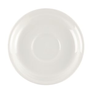 Churchill Plain Whiteware Small Saucers 140mm (Pack of 24)