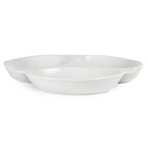 Olympia Vegetable Dishes 3 Section 250mm (Pack of 6)