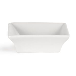 Olympia Miniature Square Dishes 75mm (Pack of 12)