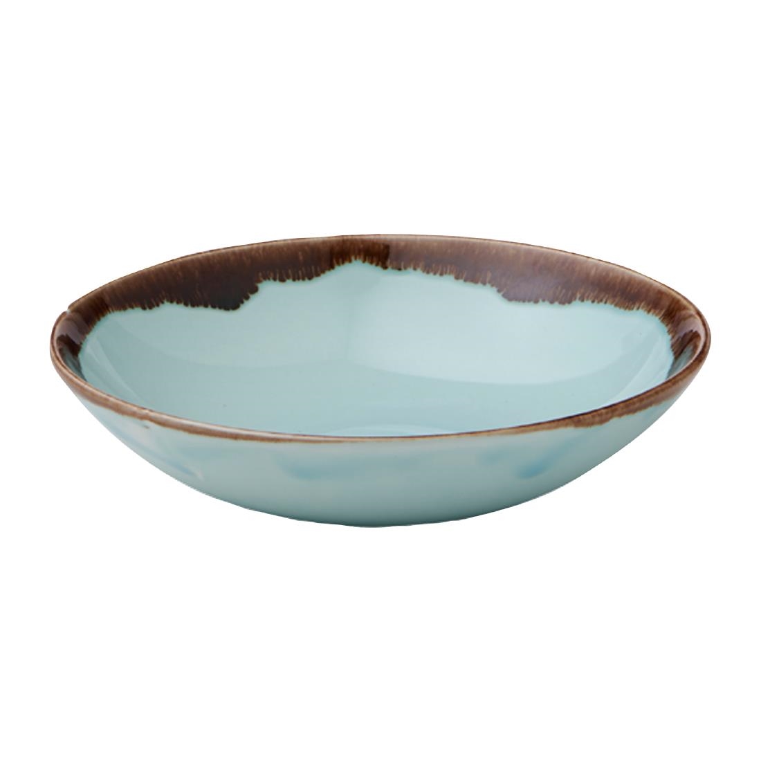Dudson Harvest Coupe Bowls Turquoise 182mm (Pack of 12) - Image 2