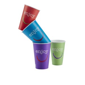 Huhtamaki Enjoy Paper Cold Cups 340ml / 12oz (Pack of 1900)