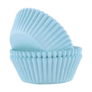 PME Block Colour Cupcake Cases Mint Green, Pack of 60