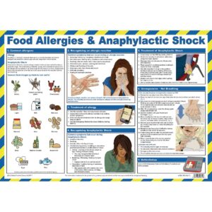 Food Allergies & Anaphylactic Shock Poster 59x42cm