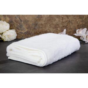 EcoKnit Bath Towel White, 650gsm