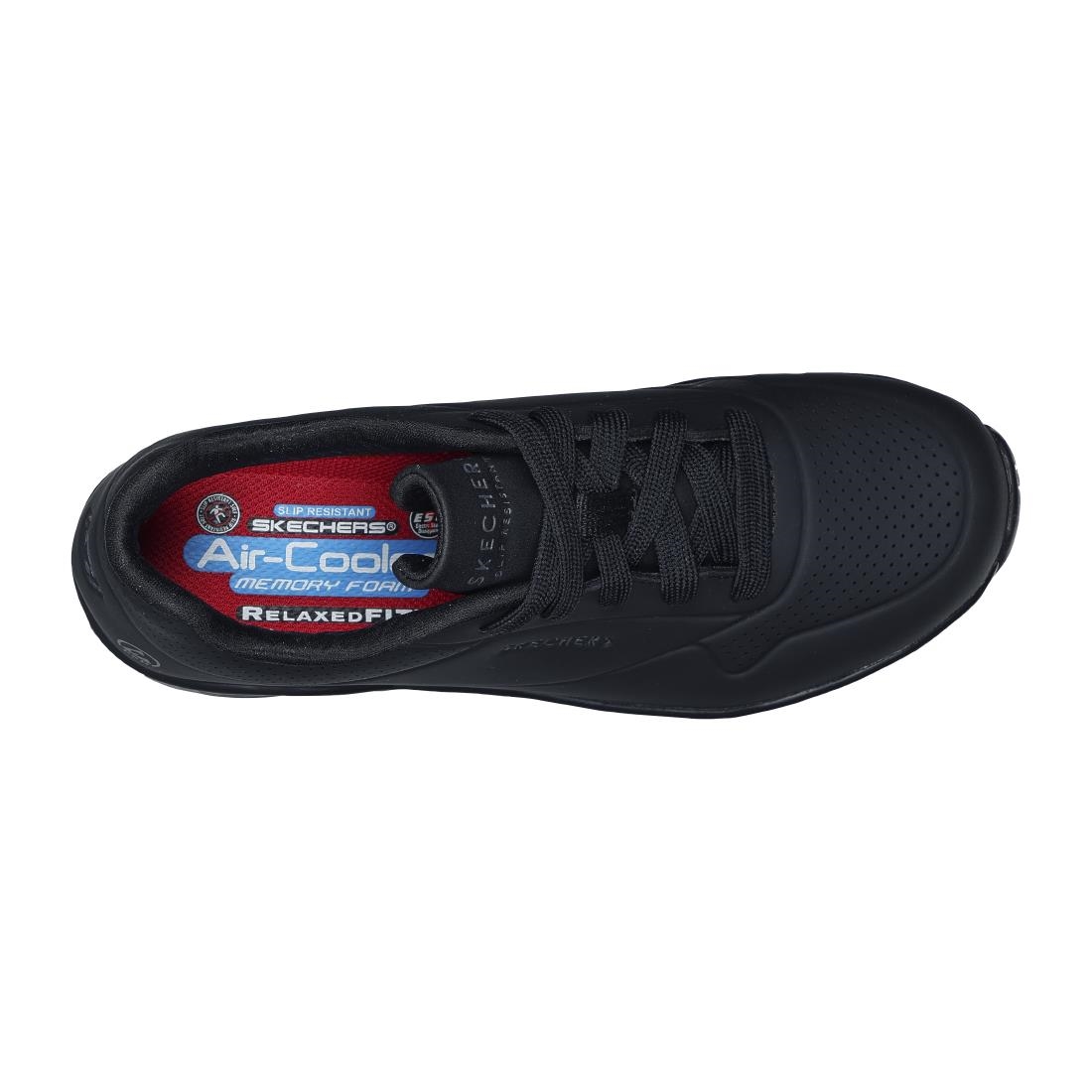 Skechers Work Womens Uno Slip Resistant Trainers Black - Image 2