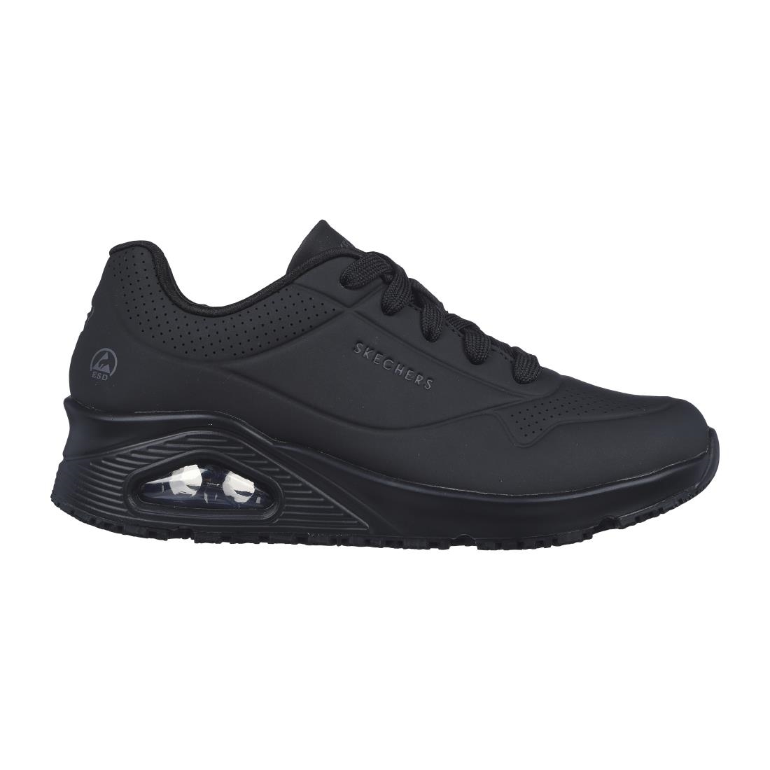 Skechers Work Womens Uno Slip Resistant Trainers Black - Image 5