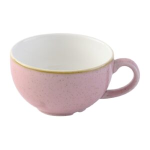 Churchill Stonecast Petal Pink Cappuccino Cup 227ml (Pack of 12)
