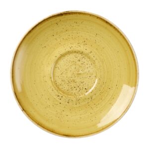 Churchill Stonecast Mustard Seed Saucer 156mm (Pack of 12)