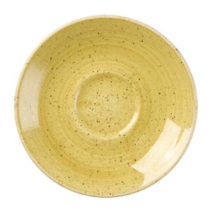 Churchill Stonecast Mustard Seed Saucer 118mm (Pack of 12)