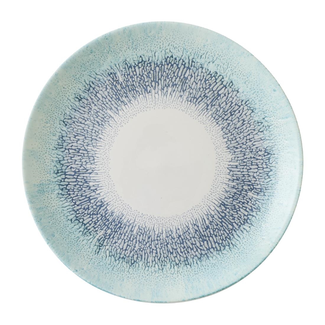 Churchill Studio Prints Fusion Blue Coupe Plate 217mm (Pack of 12)