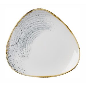 Churchill Homespun Accents Grey Triangle Plate 192mm (Pack of 12)