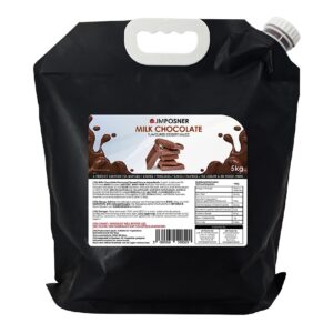 JM Posner Liquid Milk Chocolate Sauce Spout Bag (5kg)