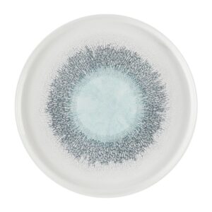 Churchill Studio Prints Fusion Aquamarine Chefs' Walled Plate 260mm (Pack of 6)