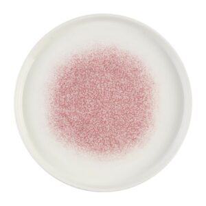 Churchill Studio Prints Raku Rose Quartz Pink Chefs' Walled Plate 210mm (Pack of 6)