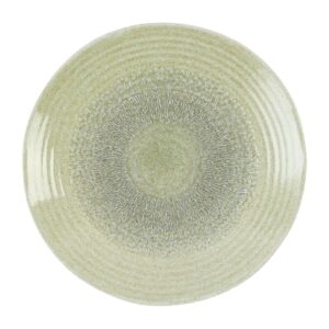Dudson Harvest Grain Speckled Green Organic Coupe Plate 275mm (Pack of 12)