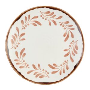 Dudson Harvest Mediterranean Terracotta Organic Coupe Plate 230mm (Pack of 12)