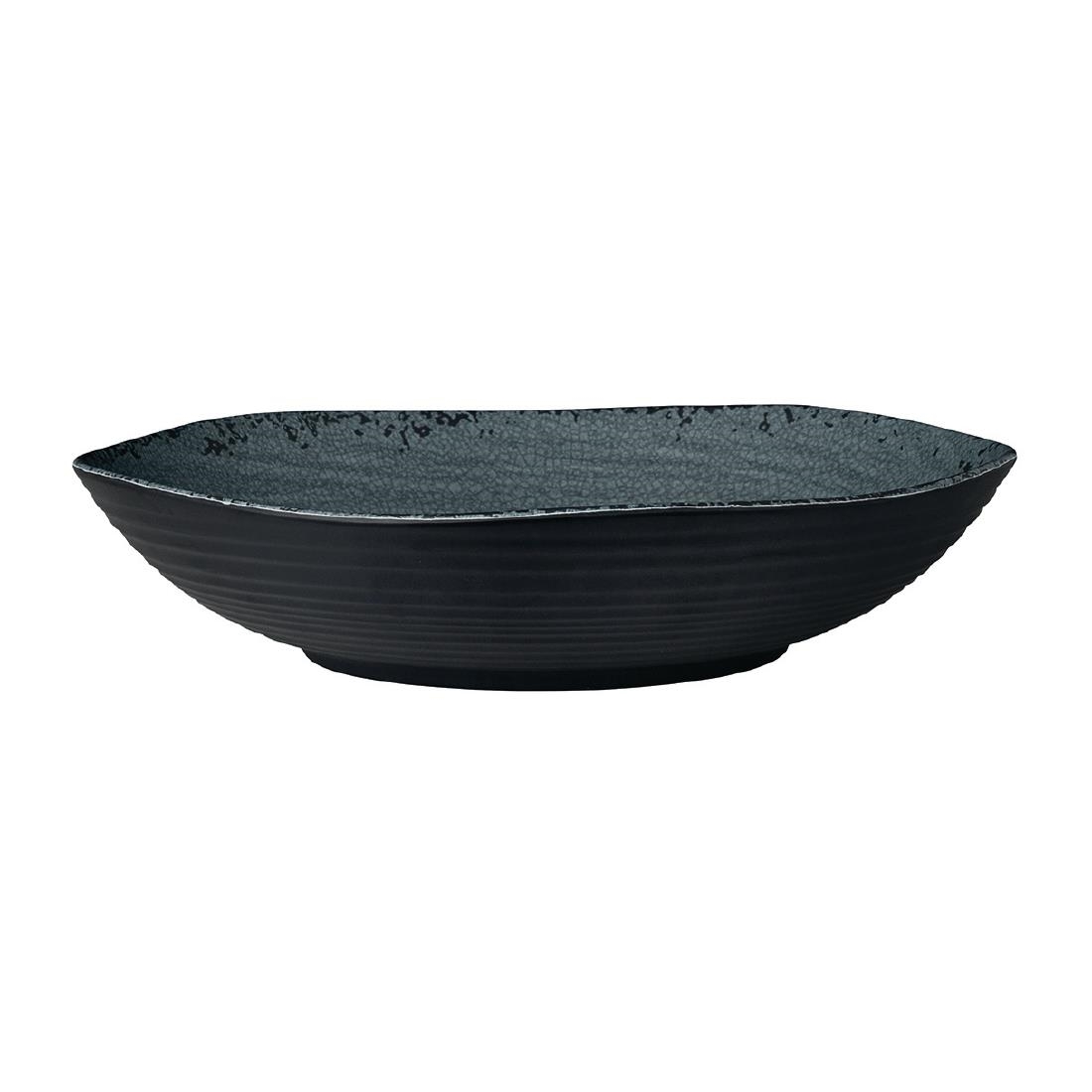 Steelite Pompeii Slate Large Shallow Round Bowl 359mm x 67mm (Pack of 12)